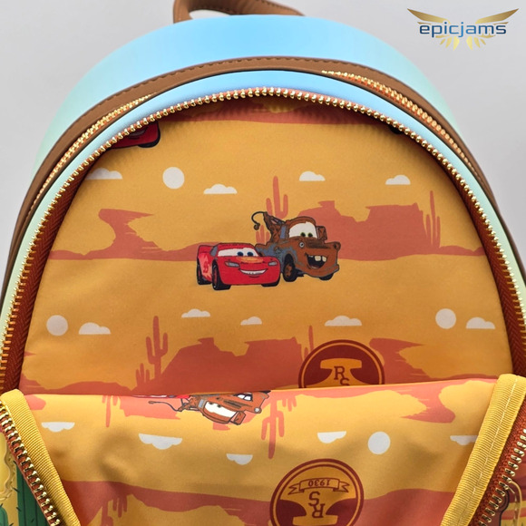 Loungefly Disney Pixar Cars Lightning McQueen and Mater Mini Backpack New main image 6